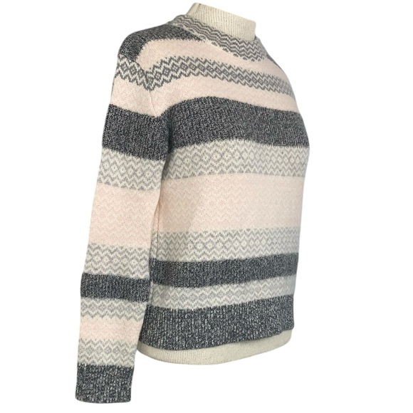 CLUB MONACO Sz Small Cashmere Sweater, Fair Isle Pattern - Picture 4 of 6